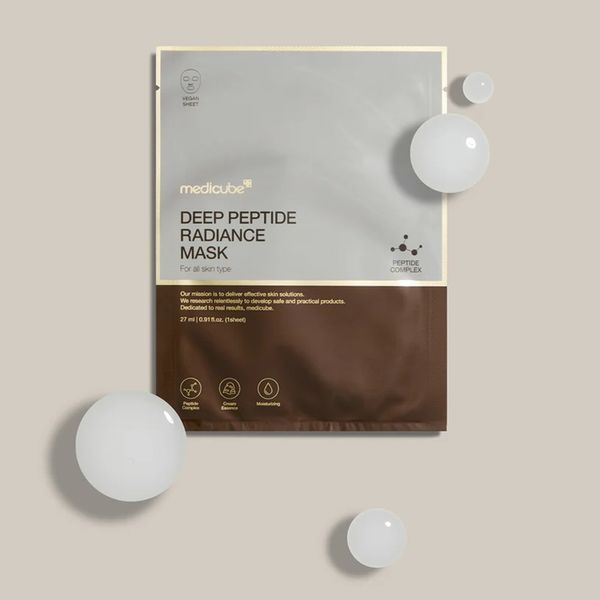 Регенеруюча кремова маска з пептидами Medicube Deep Peptide Radiance Mask, 27 мл NC003219 фото