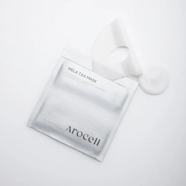 Гідрогелева маска з транексамовою кислотою, глутатіоном та арбутином Arocell Mela TXA Mask, 1 шт NC004086 фото