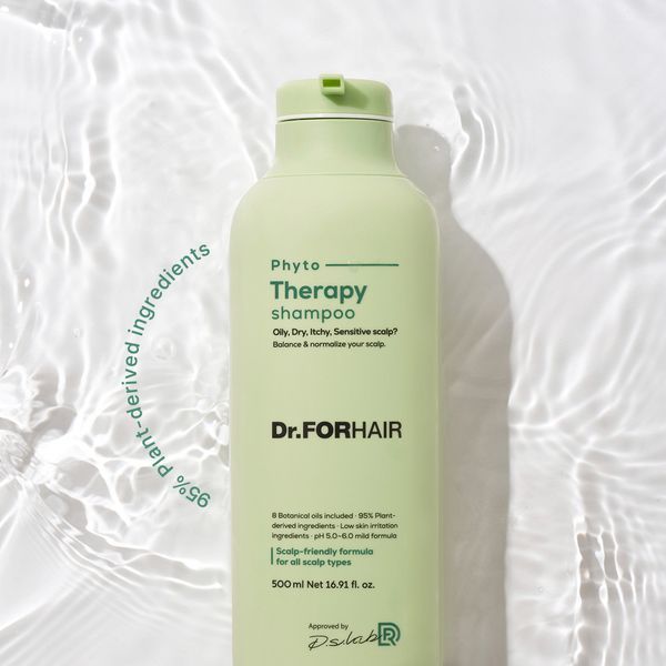 Фітотерапевтичний шампунь для чутливої шкіри голови Dr.FORHAIR Phyto Therapy Shampoo, 500мл NC001233 фото