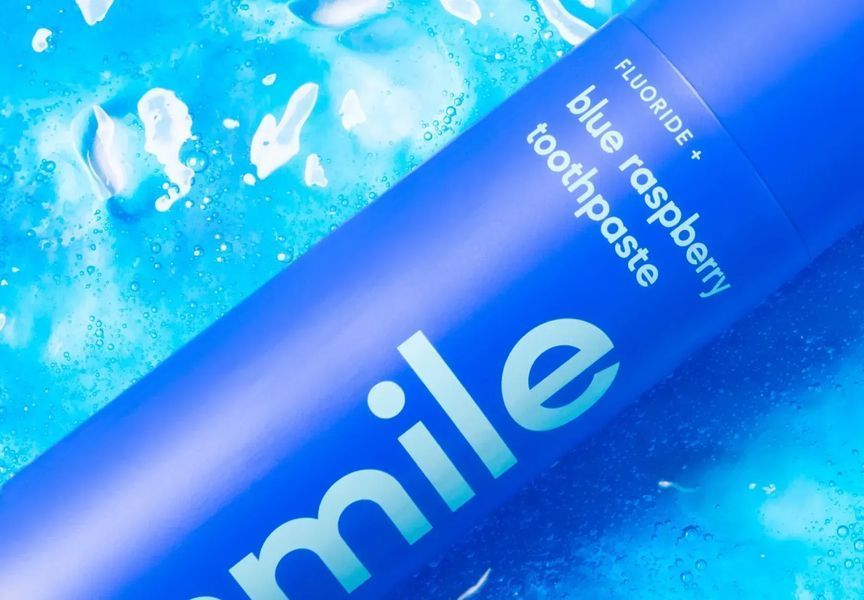 Зубна паста зі смаком блакитної малини Hismile Blue Raspberry Toothpaste, 60 г NC003889 фото