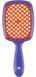 Гребінець для волосся Janeke Superbrush фіолетовий з жовтогарячим NC000595 фото 2