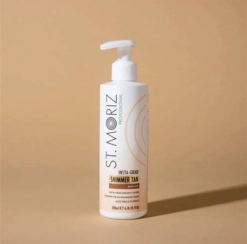 Засіб для легкої засмаги з ефектом шимеру St Moriz Professional Insta-Grad Shimmer Tan 200 мл NC002409 фото