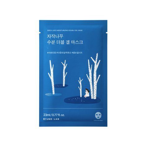Зволожувальна гелева маска з березовим соком ROUND LAB Birch Juice Moisturizing Double Gel Mask, 23 мл NC003928 фото