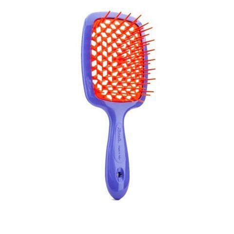 Гребінець для волосся Janeke Superbrush фіолетовий з жовтогарячим NC000595 фото