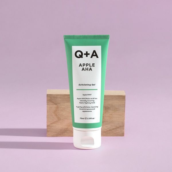 Відлущуючий гель з кислотами для обличчя Q+A Apple AHA Exfoliating Gel, 75 мл NC000225 фото
