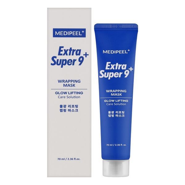 Екстразволожувальна маска-плівка для обличчя з ліфтинг-ефектом Medi-Peel Extra Super 9 Plus Glow Lifting Wrapping Mask, 70 мл NC003963 фото