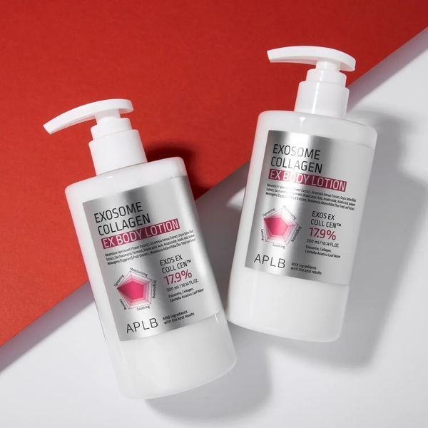 Лосьйон для зміцнення шкіри з екзосомами та колагеном APLB Exosome Collagen EX Body Lotion, 300 мл NC004829 фото