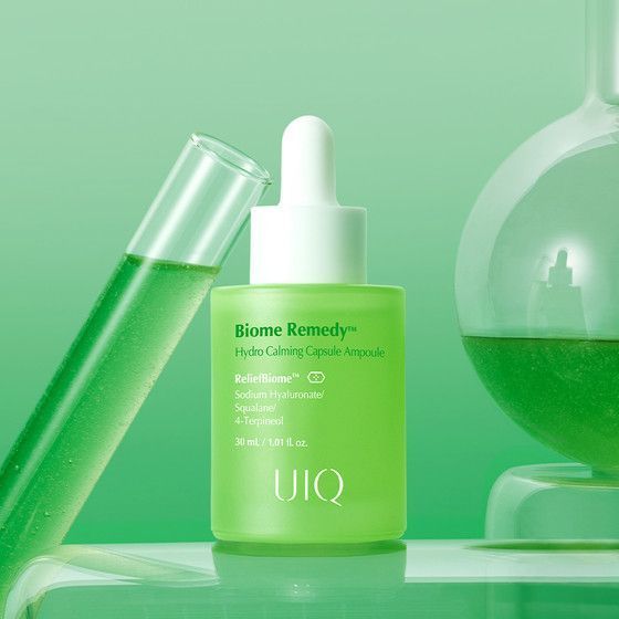 Заспокійлива капсульна ампула для чутливої шкіри UIQ Biome Remedy Hydro Calming Capsule Ampoule, 30 мл NC004788 фото