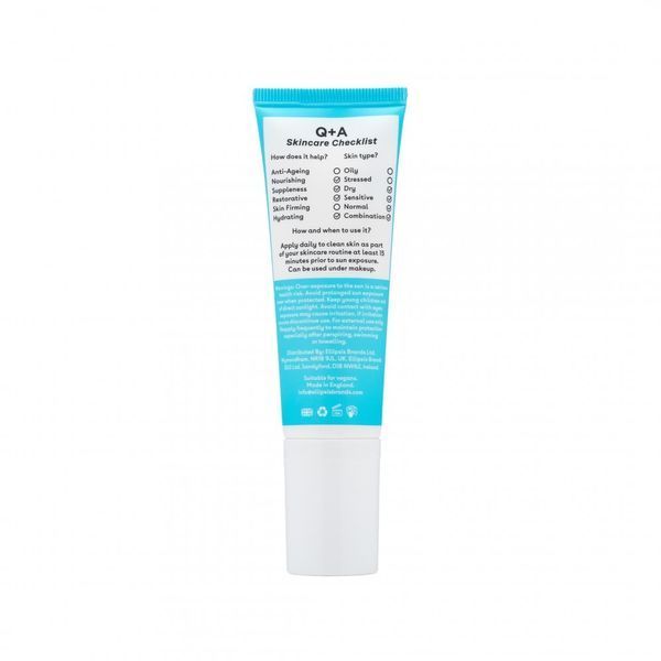 Зволожуючий сонцезахисний крем для обличчя Q+A Squalane Hydrating Daily Sunscreen, 50 мл NC002373 фото