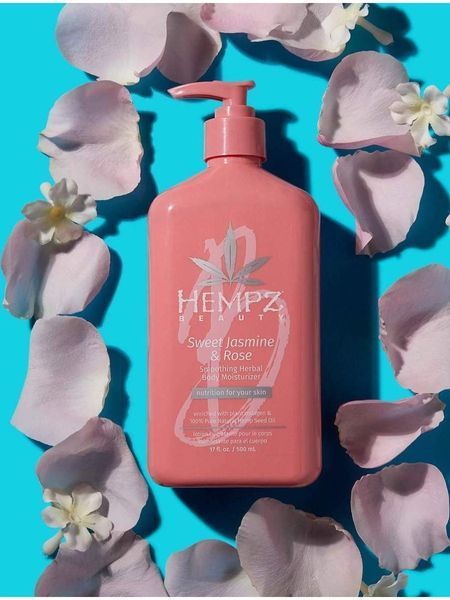 Молочко для тіла "Солодкий Жасмин-Троянда" з рослинним колагеном HEMPZ 500мл NC000846 фото Молочко для тіла "Солодкий Жасмин-Троянда" з рослинним колагеном HEMPZ 500мл NC000846 фото