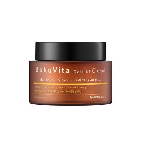 Зволожувальний крем з бакучіолом і вітамінами C та E THANK YOU FARMER BakuVita Barrier Cream 50 ml NC002458 фото