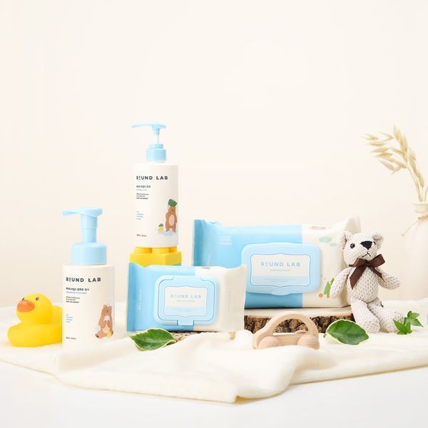Дитячі очищувальні серветки ROUND LAB Baby Mild Wet Wipes, 20 шт NC003495 фото