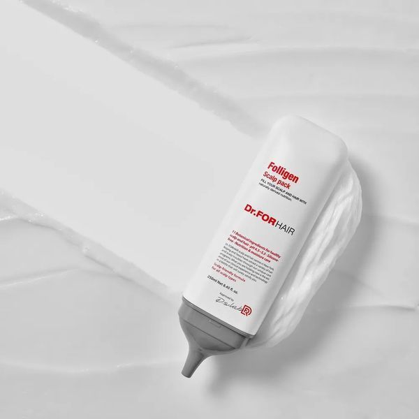 Оздоровлююча маска для шкіри голови Dr.FORHAIR Folligen Scalp Pack, 250мл NC002088 фото