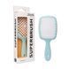 Гребінець для волосся Janeke Superbrush тіфані з білим NC004049 фото 3