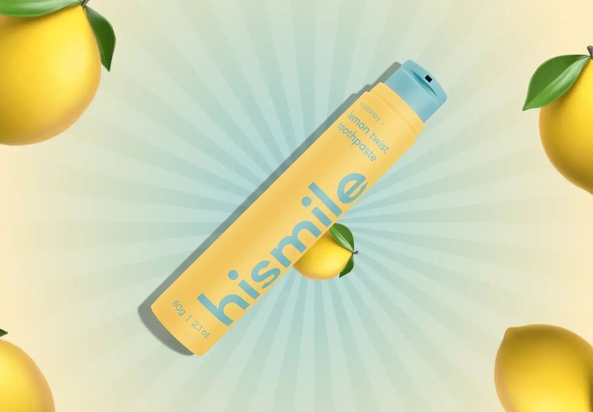Зубна паста зі смаком лимону Hismile Lemon Twist Toothpaste, 60 г NC003892 фото