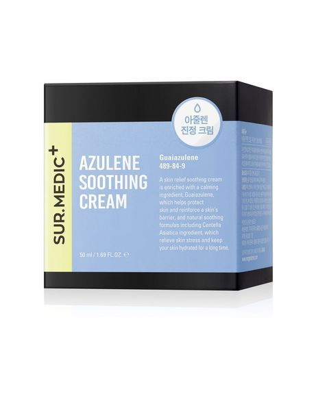 Заспокійливий крем із азуленом SUR.MEDIC+ Azulene Soothing Cream, 50 мл NC004617 фото