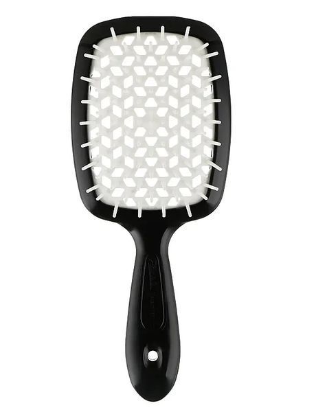 Гребінець для волосся Janeke Superbrush чорний з білим NC000611 фото