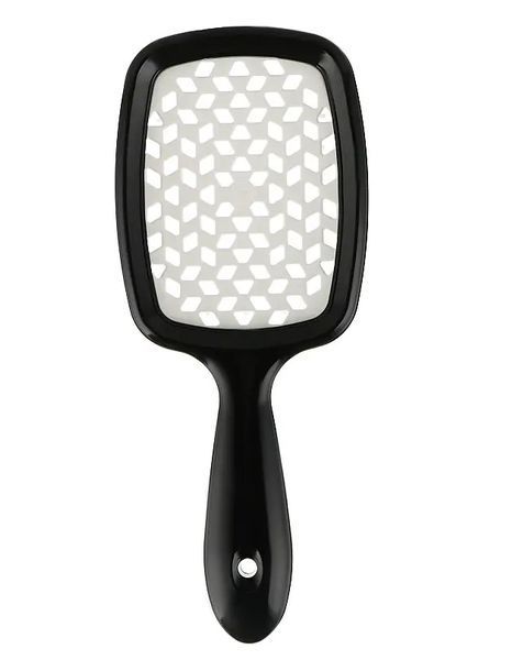 Гребінець для волосся Janeke Superbrush чорний з білим NC000611 фото
