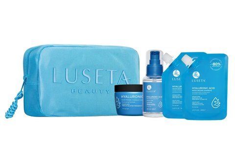 Зволожуючий набір для волосся Luseta Beauty Hyaluronic Acid Jet-Set Hair Moisturizing Kit, 60 мл + 60 мл + 100 мл + 50 мл NC003775 фото