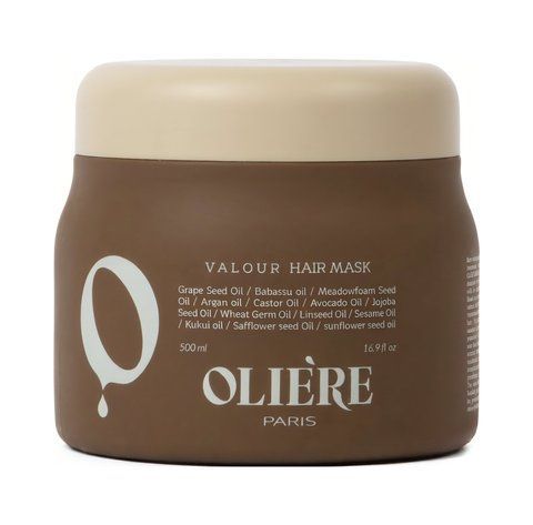 Маска для глибокої реконструкції і зміцнення волосся OLIE'RE PARIS Valour Hair Mask, 500 мл NC004869 фото