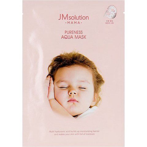 Тканинна маска для обличчя зволожуюча JMsolution MAMA Pureness Aqua Mask, 1 шт NC004489 фото