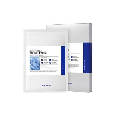 Тканинна маска для інтенсивного зволоження та комфорту шкіри DR.PEPTI Soothing Boost Up Mask, 5 шт NC004948 фото
