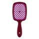 Гребінець для волосся Janeke Superbrush small бургунді з рожевим NC004050 фото 2