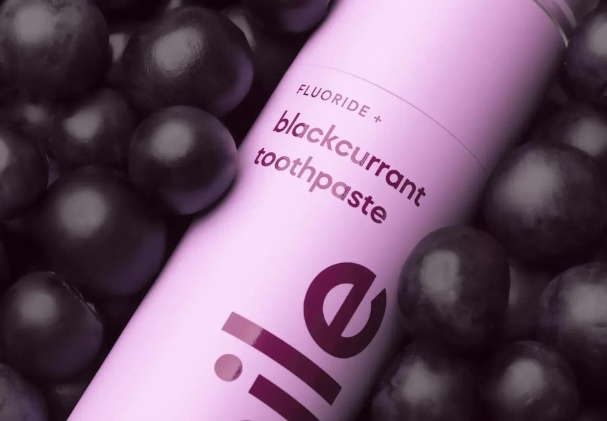 Зубна паста зі смаком чорної смородини Hismile Blackcurrant Toothpast, 60 г NC004535 фото