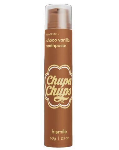 Зубна паста зі шоколадно-ванільним смаком Hismile Chupa Chups Choco Vanilla Toothpaste, 60 г NC003978 фото