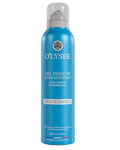 Гель-піна для душу з ароматом сандалового дерева O&rsquo;LYSEE Bois de Santal extra foaming shower gel, 200 мл NC004670 фото