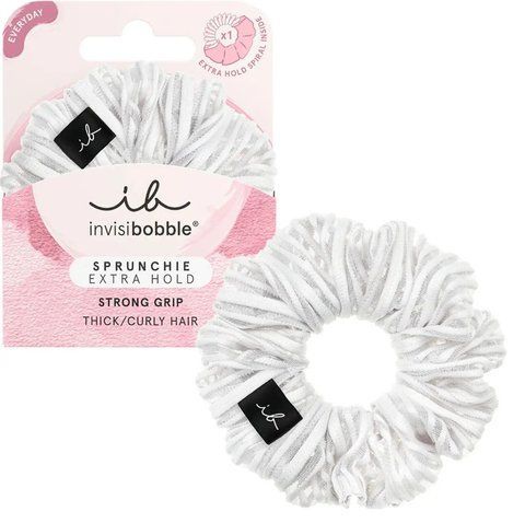 Резинка-браслет для волосся invisibobble SPRUNCHIE EXTRA HOLD Pure White NC001845 фото