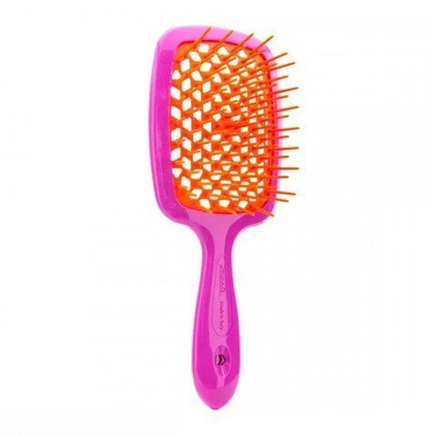 Гребінець для волосся Janeke Superbrush рожевий з жовтогарячим NC000626 фото