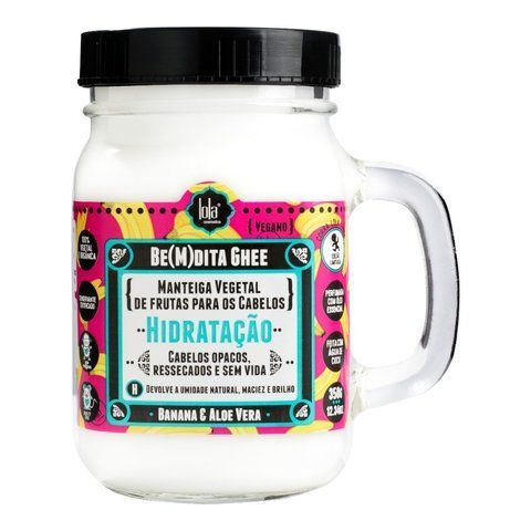 Маска зволожуюча Lola From Rio Be(M)dita Ghee Hidrata&ccedil;&atilde;o Banana e Aloe Vera Mask, 350 г NC001419 фото