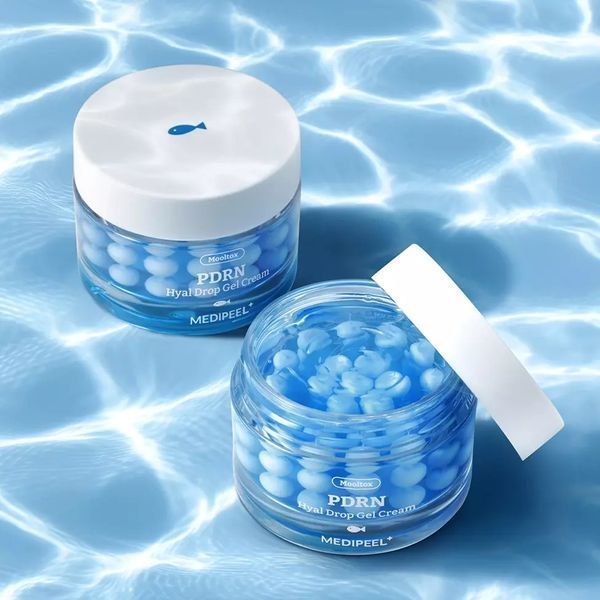 Капсульний ліфтинг гель-крем для обличчя з PDRN Medi-Peel Mooltox Pdrn Hyal Drop Gel Cream, 50 г NC003904 фото