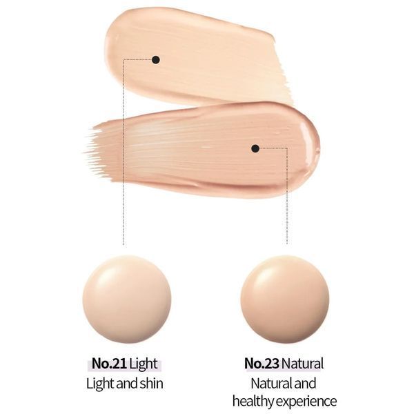 Тональний кушон з ефектом сяйва Arocell Glow Perfect Cushion SPF50+ PA+++, №21 Light Beige, 15 г NC003156 фото
