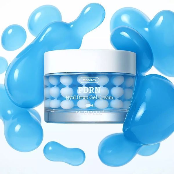 Капсульний ліфтинг гель-крем для обличчя з PDRN Medi-Peel Mooltox Pdrn Hyal Drop Gel Cream, 50 г NC003904 фото