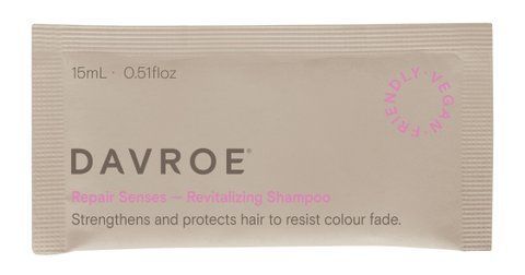 Делікатний відновлюючий шампунь DAVROE Repair Senses Revitalising Shampoo 15 мл NC002507 фото
