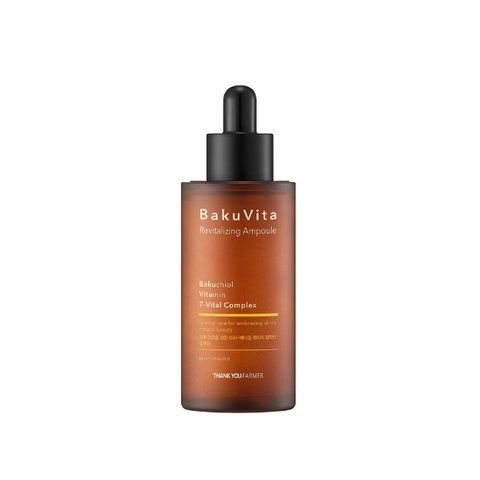 Відновлювальна сироватка з бакучіолом і вітамінами C та E THANK YOU FARMER BakuVita Revitalizing Ampoule 50 ml NC002460 фото