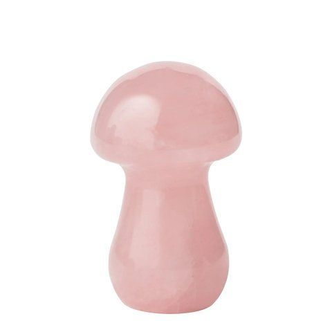 Масажний грибочок з натурального кварцу HUGS Rose quartz massage mushroom, 1 шт NC002841 фото