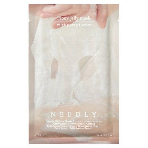 Освітлююча тканинна маска для обличчя Needly Peony Jelly Mask, 33мл NC001369 фото