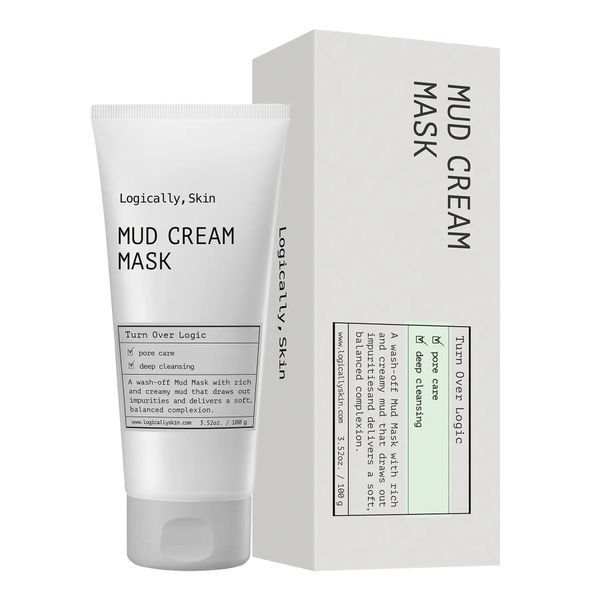 Крем-маска для глибокого очищення пор Logically, Skin Mud Cream Mask, 100 мл NC002590 фото
