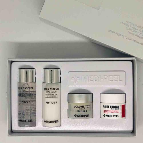 Набір міні-засобів з пептидами Medi-Peel Peptide Skincare Trial Kit (toner/30ml + emulsion/30ml + cr/10g + cr/10g) NC000367 фото