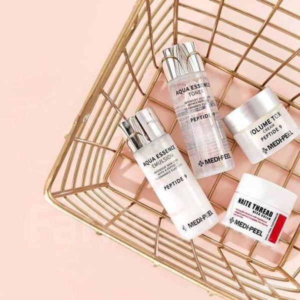 Набір міні-засобів з пептидами Medi-Peel Peptide Skincare Trial Kit (toner/30ml + emulsion/30ml + cr/10g + cr/10g) NC000367 фото