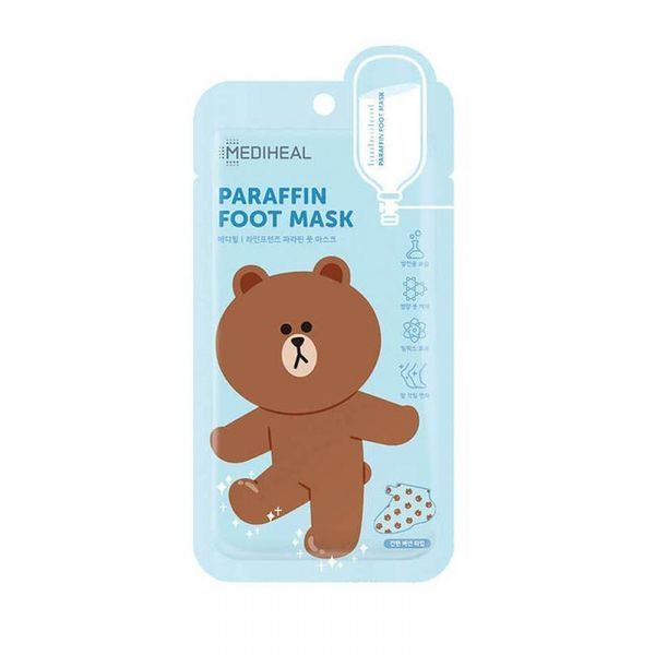 Маска для ніг відлущуюча Mediheal Line Friends Paraffin Foot Mask (1 пара) NC000369 фото