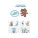 Маска для ніг відлущуюча Mediheal Line Friends Paraffin Foot Mask (1 пара) NC000369 фото 4