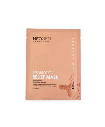 Маска для заспокоєння шкіри з пробіотиками NEOGEN Probiotics Relief Mask, 1 шт NC004619 фото