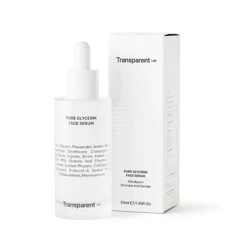 Зволожуюча сироватка з гліцерином TRANSPARENT-LAB Pure Glycerin Face Serum, 50 мл NC001656 фото