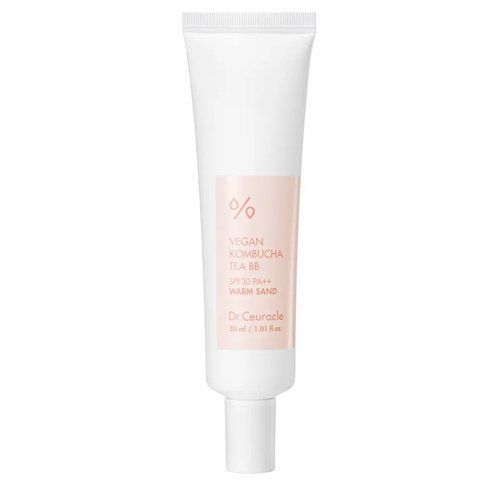 Веганський тональний ВВ-крем з екстрактом комбучі Теплий пісок Dr.Ceuracle Vegan Kombucha Tea BB Cream Warm Sand, 30 мл NC001997 фото