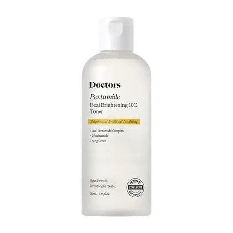 Тонер для освітлення та рівного тону шкіри Doctors Pentamide Real Brightening 10C Toner, 280 мл NC001995 фото
