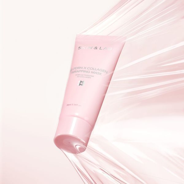 Маска-плівка для пружності та сяйва шкіри SKIN&LAB 3D PDRN &times; Collagen Wrapping Mask, 70 мл NC003969 фото